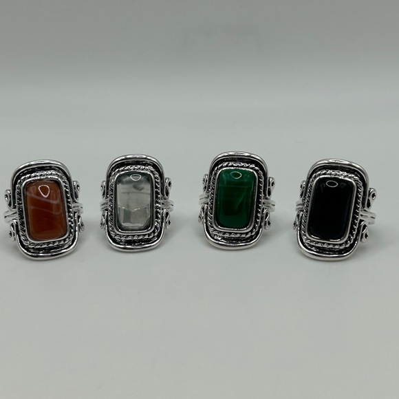 Silver & Stone Rings - Picture 5 of 15